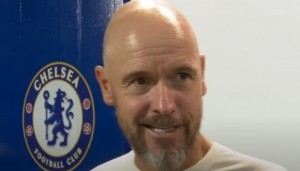 九游娱乐-滕哈赫：曼联的事都过去了 我赢得了两座冠军 切尔西能争英超冠军