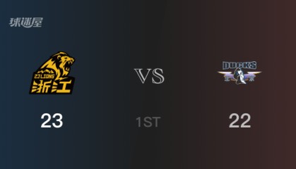 CBA季后赛：广厦以23-22领先北京，结束首节